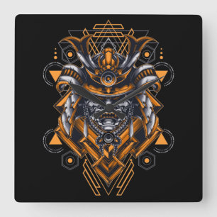 Cyborg Square Wall Clock