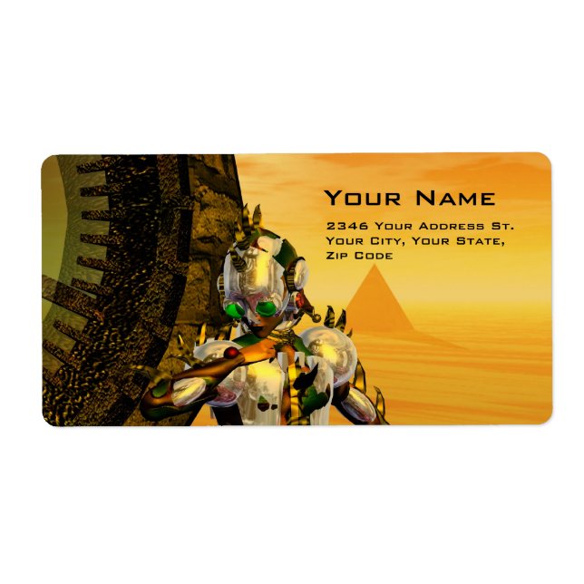 CYBORG TITAN DANS LE DÉSERT D'HYPERION Sci-Fi (Devant)