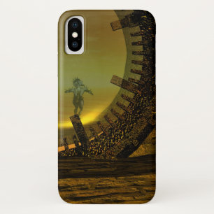 CYBORG TITAN,DESERT HYPERION Science Fiction Scifi iPhone X Case