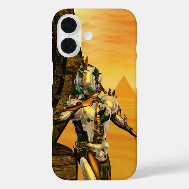 CYBORG TITAN,DESERT HYPERION Science Fiction Scifi Case-Mate iPhone Case (Back)