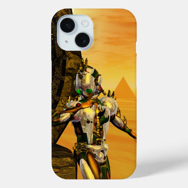 CYBORG TITAN,DESERT HYPERION Science Fiction Scifi Case-Mate iPhone Case (Back)