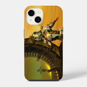 CYBORG TITAN,DESERT HYPERION Science Fiction Scifi iPhone 14 Case