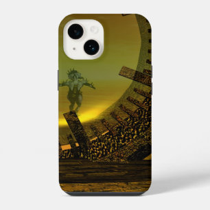 CYBORG TITAN,DESERT HYPERION Science Fiction Scifi iPhone 14 Case