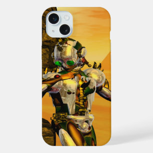 CYBORG TITAN,DESERT HYPERION Science Fiction Scifi iPhone 15 Plus Case