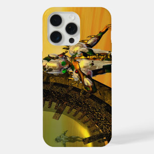 CYBORG TITAN,DESERT HYPERION Science Fiction Scifi iPhone 15 Pro Max Case