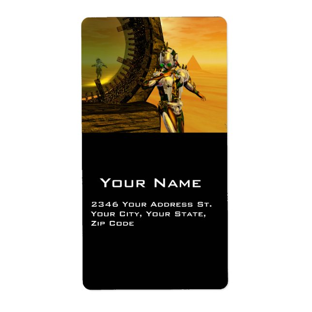 CYBORG TITAN IN HYPERION DESERT Sci-Fi (Front)