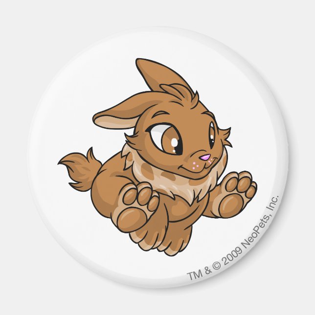 Cybunny Brown Magnet (Front)