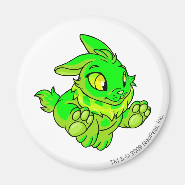 Cybunny Glowing Magnet (Front)