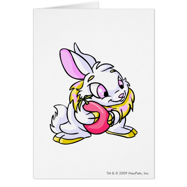 Cybunny jaune étreignant Negg (Devant)