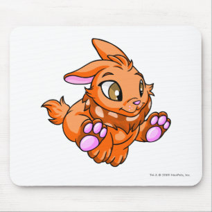 Cybunny Orange Mouse Pad