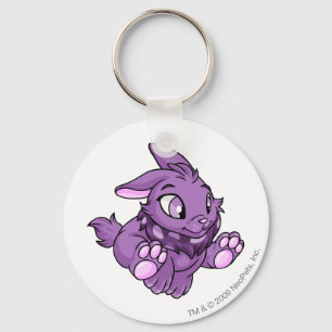 Cybunny Purple Keychain