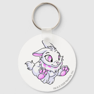 Cybunny White Keychain