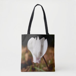 Cyclamen blanc sur tout le Sac fourre-tout d'impre