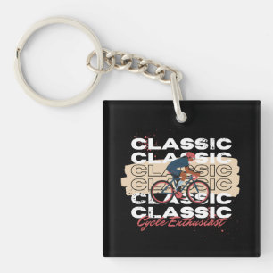 Cycle enthusiast keychain