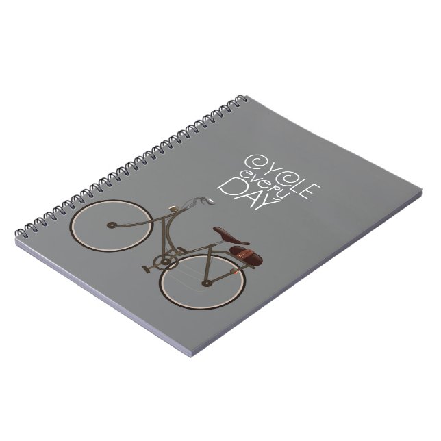 Cycle every day. notebook (Left Side)