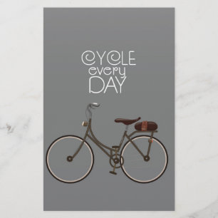 Cycle every day. stationery