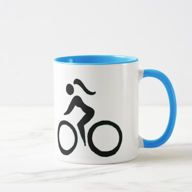 Cycle Girl Speed Mug (Right)