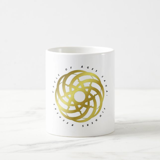 Cycle of Ages Saga: Container (Gold-coloured Logo) Coffee Mug (Center)