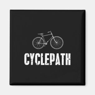 Cycle-path Funny Cycling Mountain Biking Cyclists Magnet