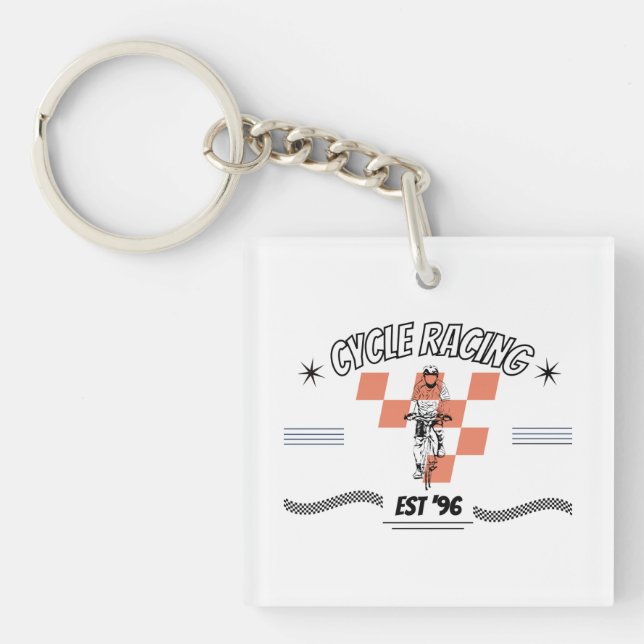 CYCLE RACING KEYCHAIN (Front)