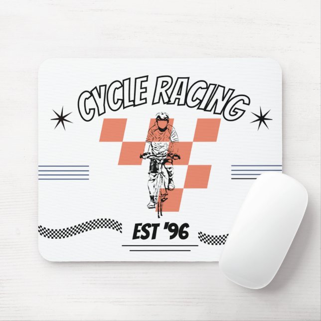 CYCLE RACING MOUSE PAD (With Mouse)