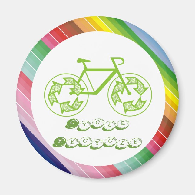Cycle Recycle Magnet (Front)