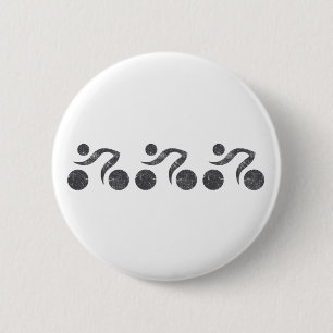 Cyclers in Grey 2 Inch Round Button