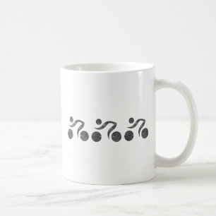 Cyclers in Grey Coffee Mug