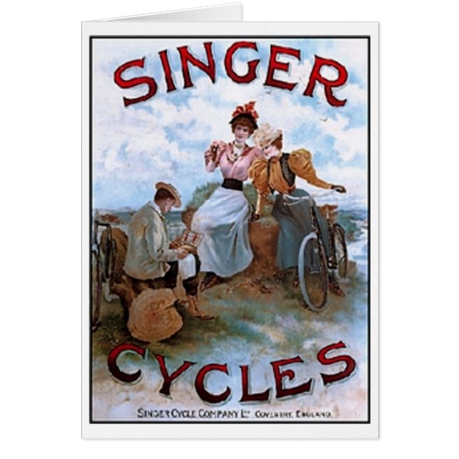 Cycles chanteurs vintages et publicité (Devant)
