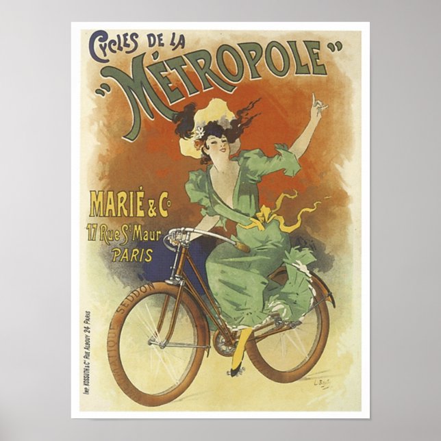 Cycles de la Metropole Poster (Front)