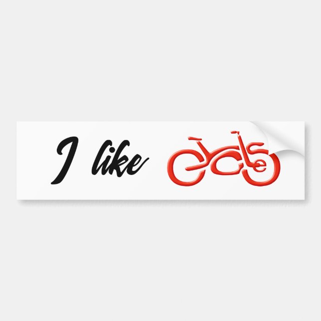 Cycles Fahrrad Velo - sticker / Autoaufkleber (Front)
