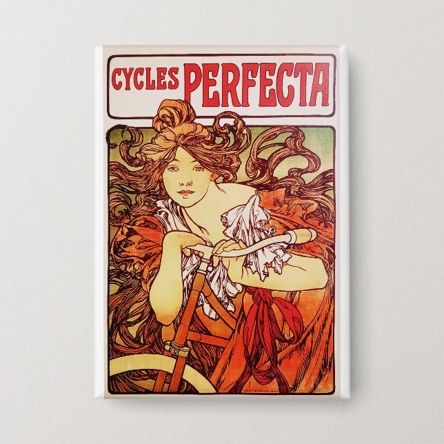 Cycles Perfecta by Alphonse Mucha (Front)