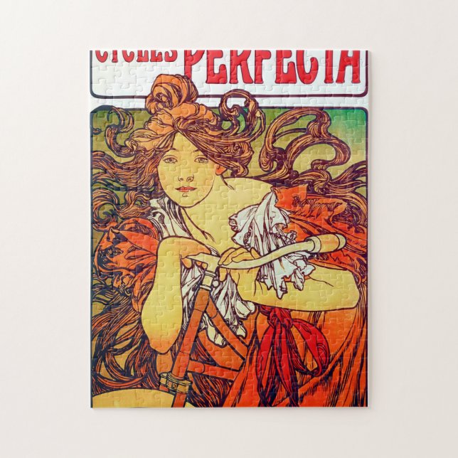 Cycles Perfecta, Mucha Jigsaw Puzzle (Vertical)