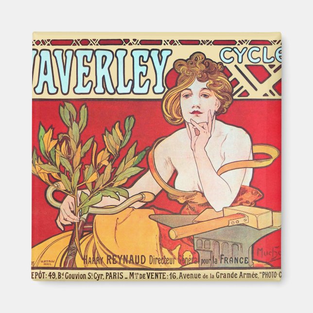 Cycles Waverley, Mucha Magnet (Front)