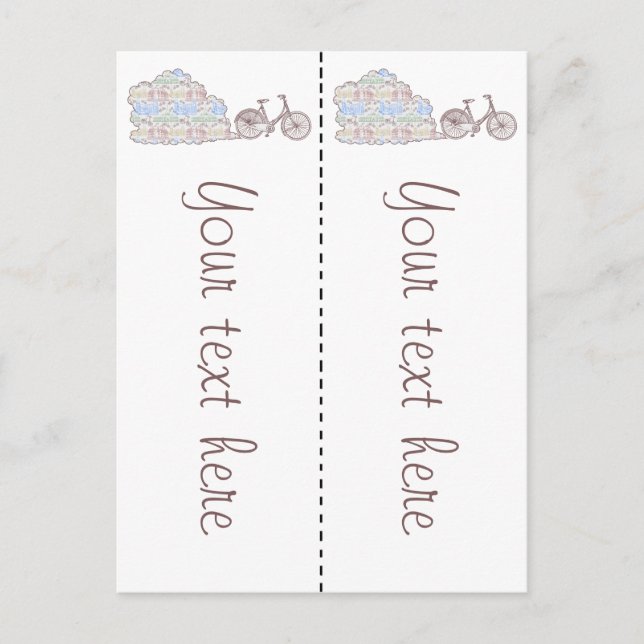 Cycling Aarhus, 2x bookmarks Postcard (Front)