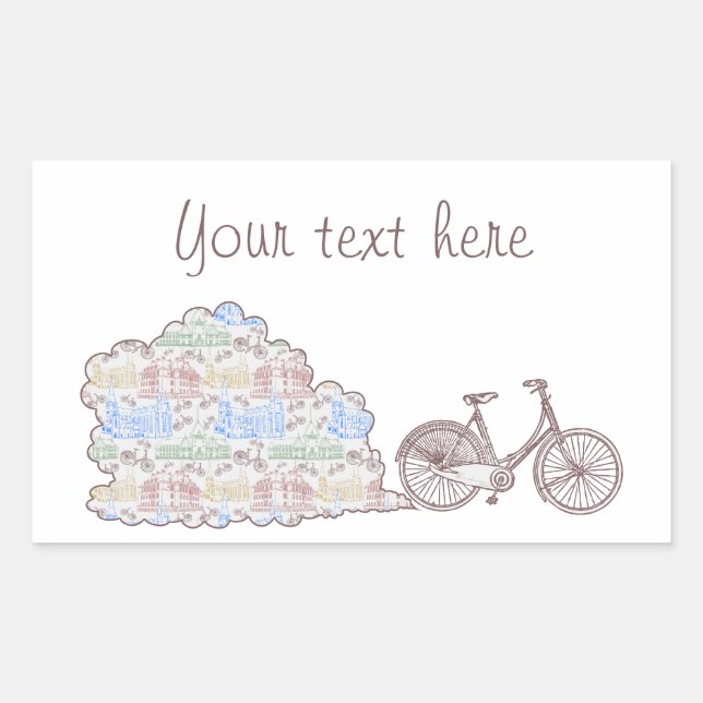 Cycling Aarhus, Sticker (Front)