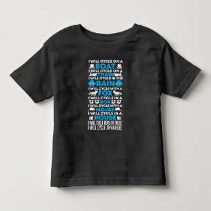 Cycling Addicted Biking Love Biker Sport Toddler T-shirt
