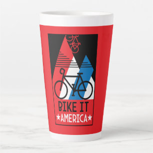 Cycling America Latte Mug
