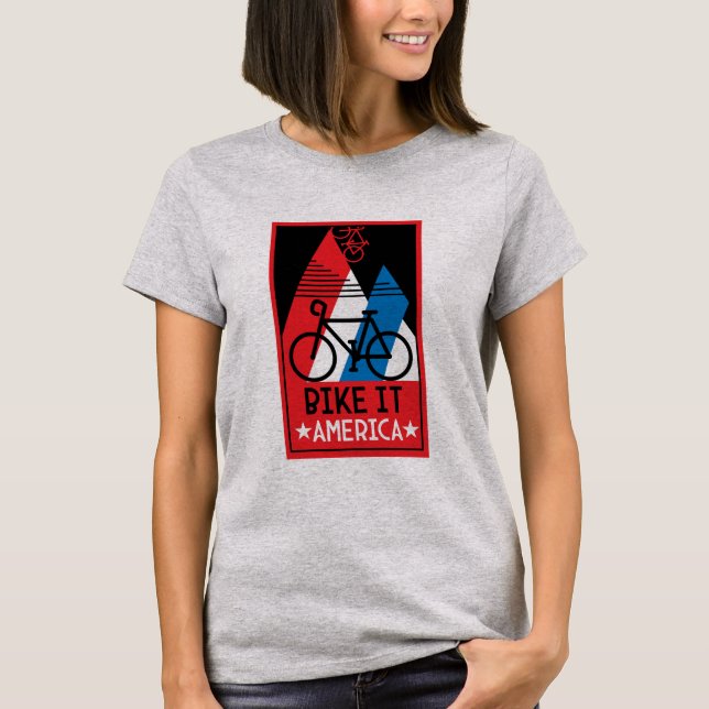 Cycling America T-Shirt (Front)