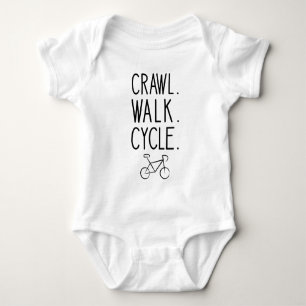 Cycling Baby, Crawl Walk Cycle Baby Bodysuit