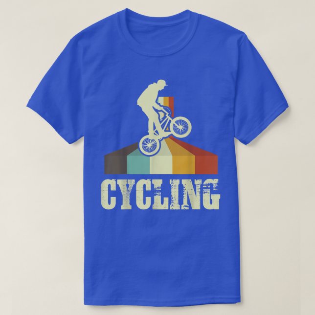 Cycling Bicycle  T-Shirt (Design Front)