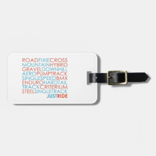 Cycling Bicycles Bikes Mountain Bike Just Ride Luggage Tag