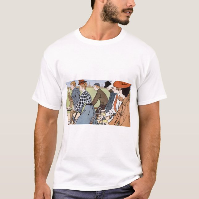 Cycling, Bicycles, Van Caspel T-Shirt (Front)