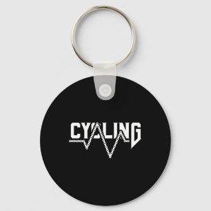 Cycling Bike Bicyclist Cyclist Bicycle Keychain