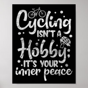Cycling Biking Mtb Mountain Bike Biker Bicycle Quo Poster