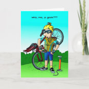 Birthday Wheel Man Funny Cyclist Card Zazzle Ca