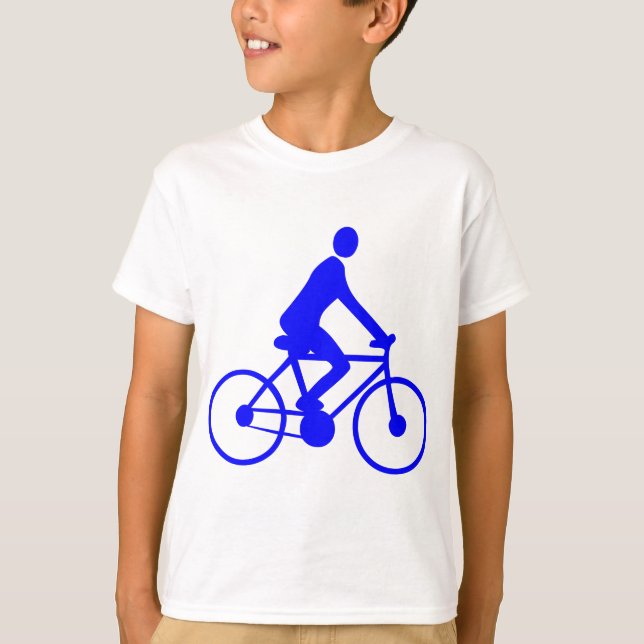Cycling - Blue T-Shirt (Front)