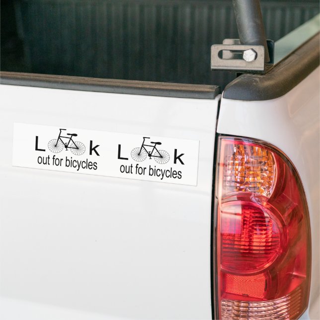 Cycling Bumper Sticker (On Truck)
