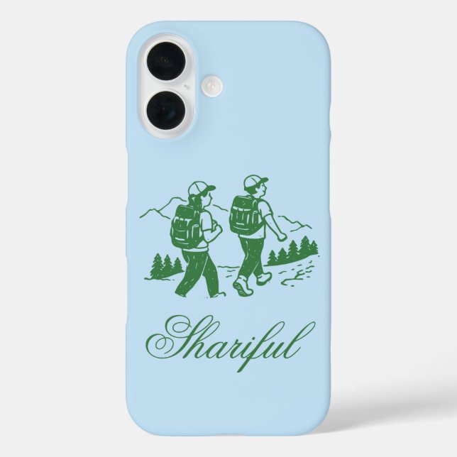 Cycling Camp Life Ice Blue Case-Mate iPhone Case (Back)