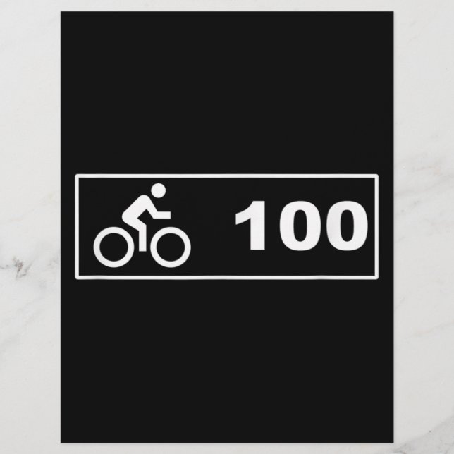 Cycling - Century Ride 100 Flyer (Front)